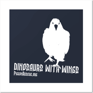 Dinosaurs With Wings (White) Posters and Art